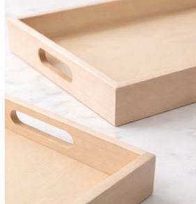 Premium Wooden Serving & Gift Hamper Tray Set with Handles | Multipurpose Storage & Wedding Packing Trays